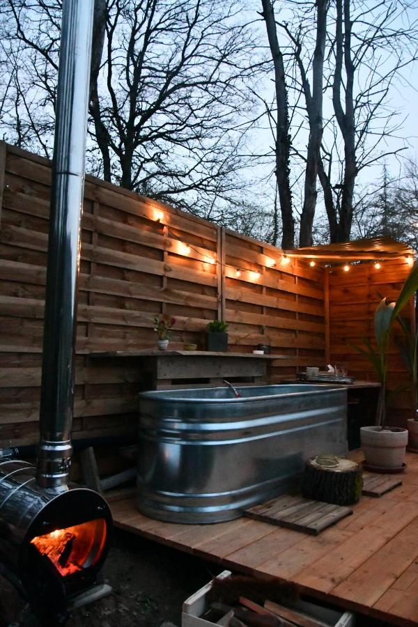 Tente Bivouac Option Bain Chauffee Au Bois Idrac-Respailles Exterior photo