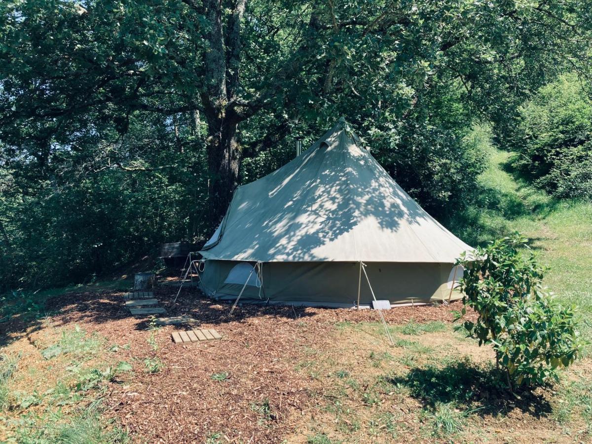 Tente Bivouac Option Bain Chauffee Au Bois Idrac-Respailles Exterior photo